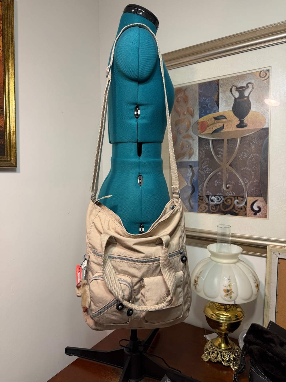 Kipling Caffelatte Johanna Tote Bag